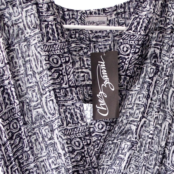 VTG 80's Chez Zvanni India SILK Dress - Picture 7 of 7